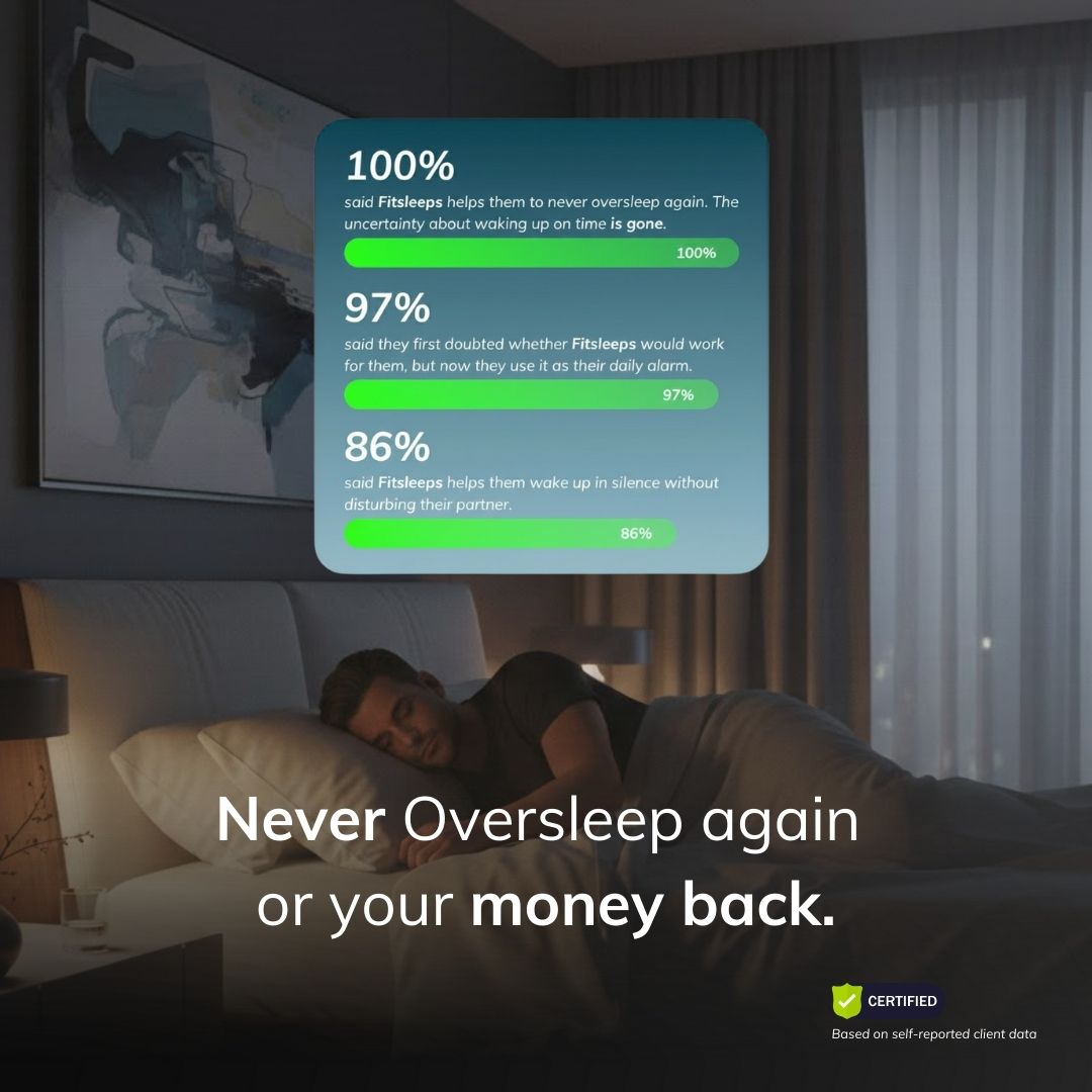 100% Wake-Up Alarm - White