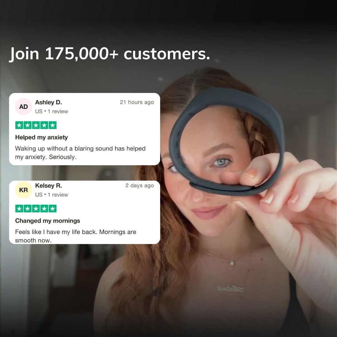 100% Wake-Up Alarm - White