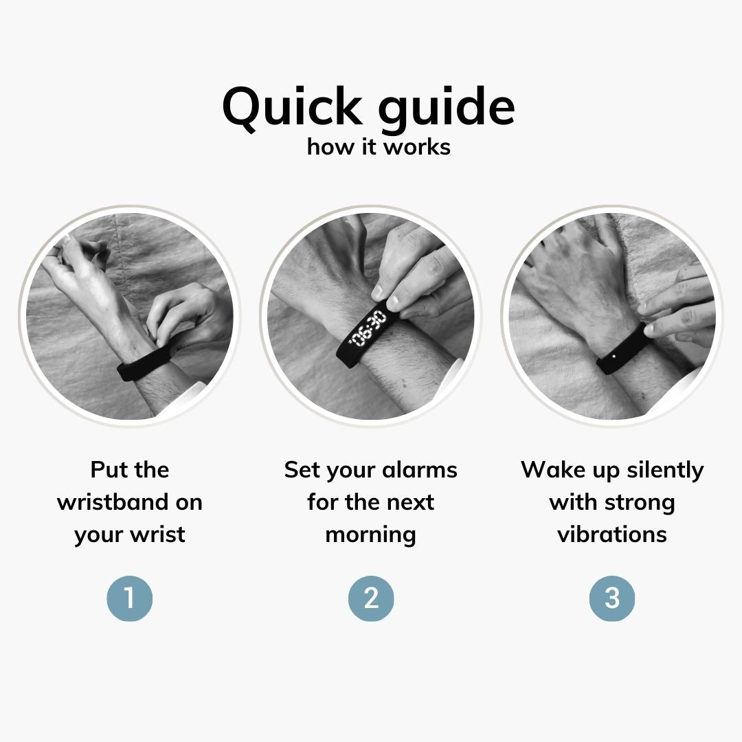 100% Wake-Up Alarm - White