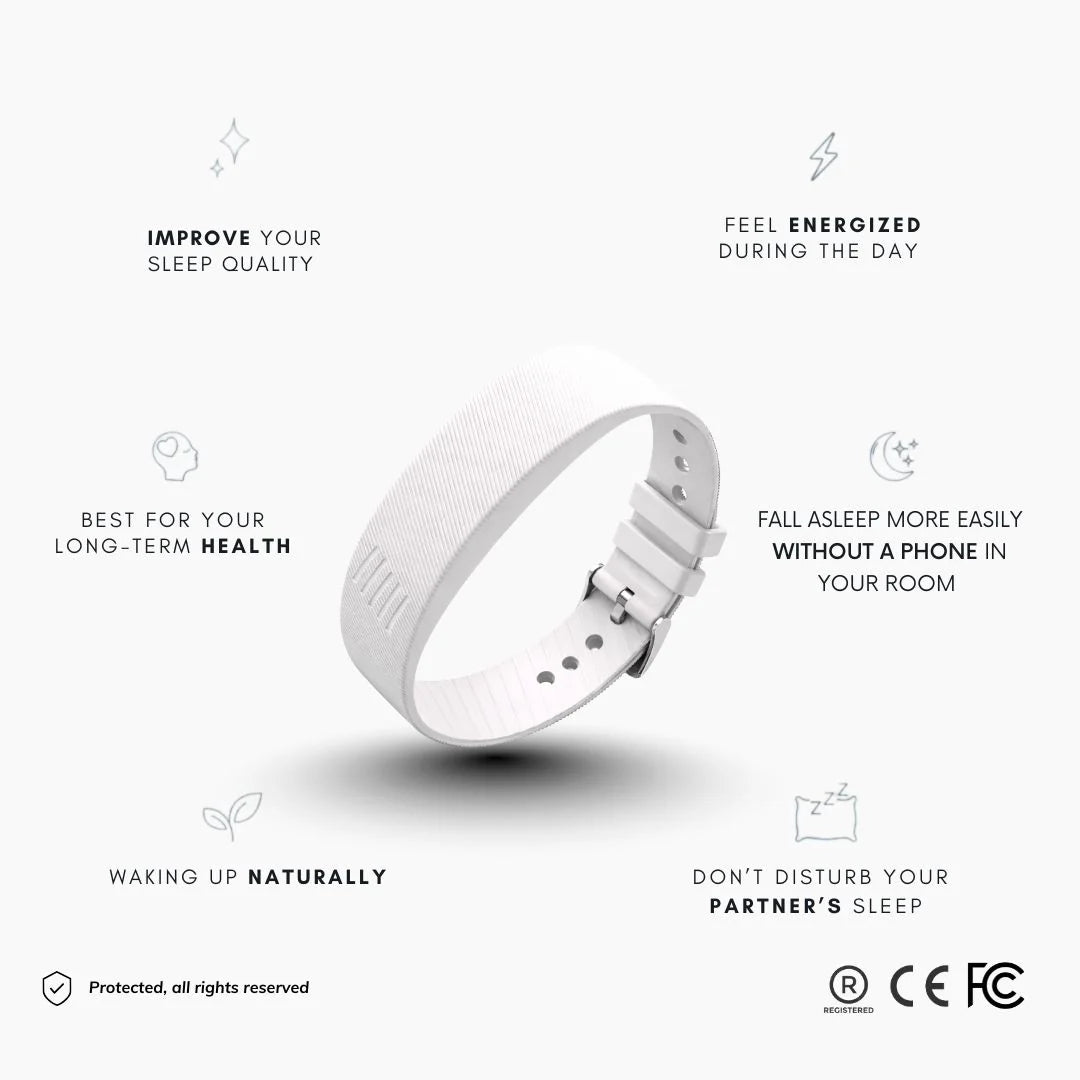 100% Wake-Up Alarm - White