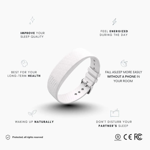 100% Wake-Up Alarm - White