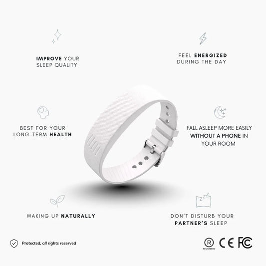 100% Wake-Up Alarm - White